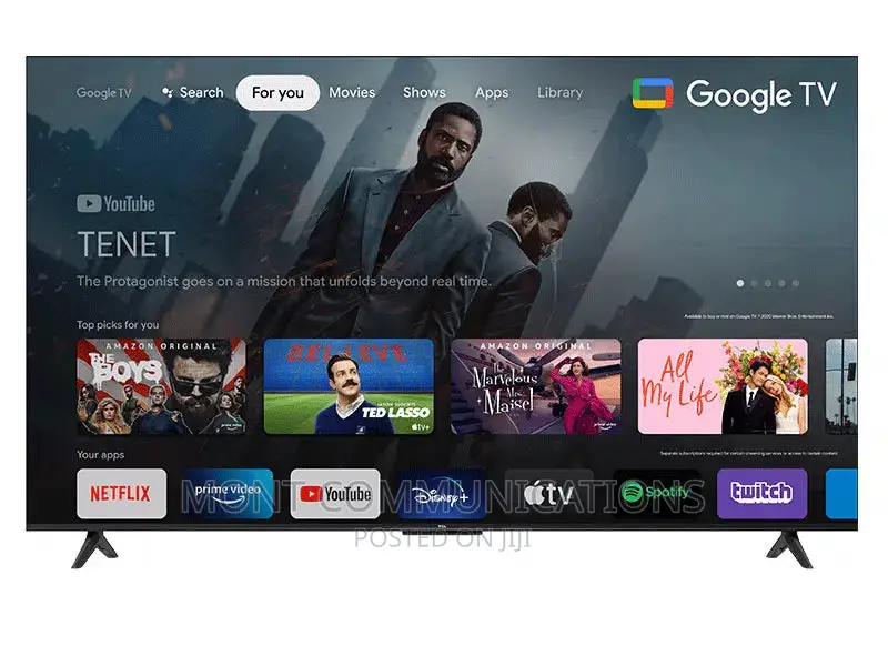 TCL TV 55 Uhd Google Black 55P635