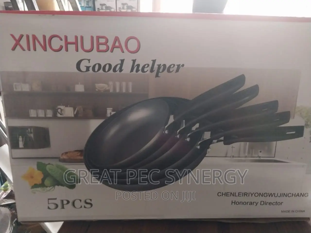 5 Sets of Quality Non Stick Fry Pan - Good Helper