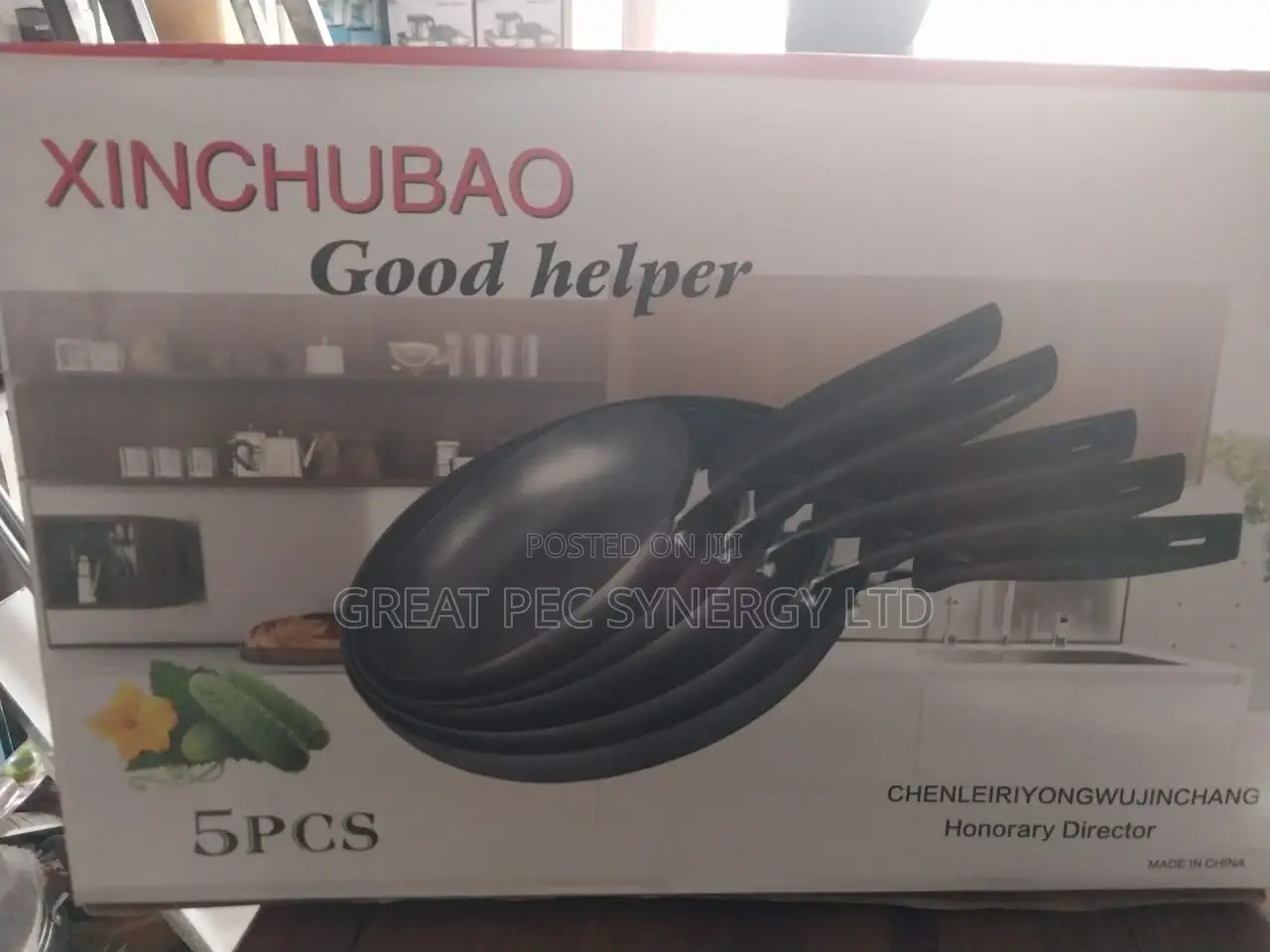 5 Sets of Quality Non Stick Fry Pan - Good Helper