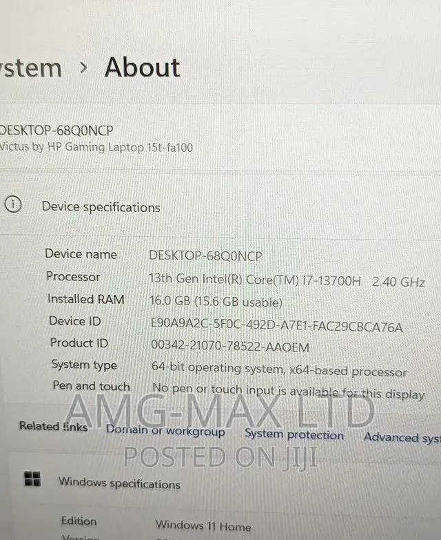 Laptop HP Victus 15 16GB Intel Core I7 SSD 512GB