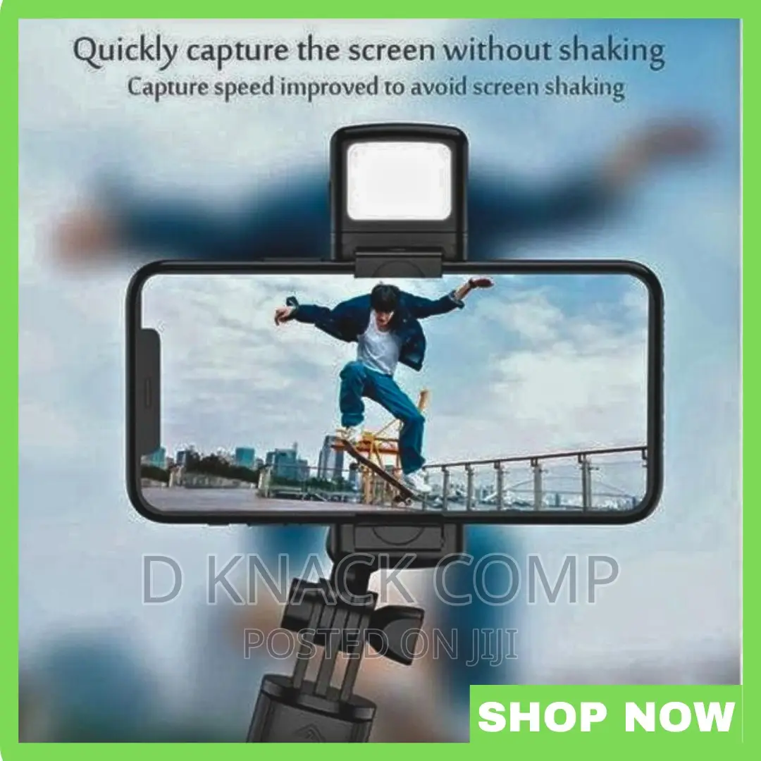 Led Light Wireless BT Selfie Stick for Phone Handheld