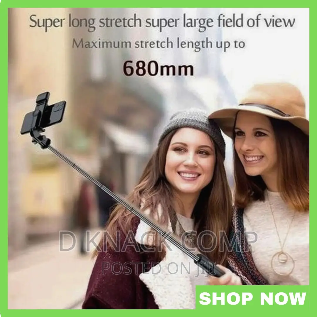 Led Light Wireless BT Selfie Stick for Phone Handheld