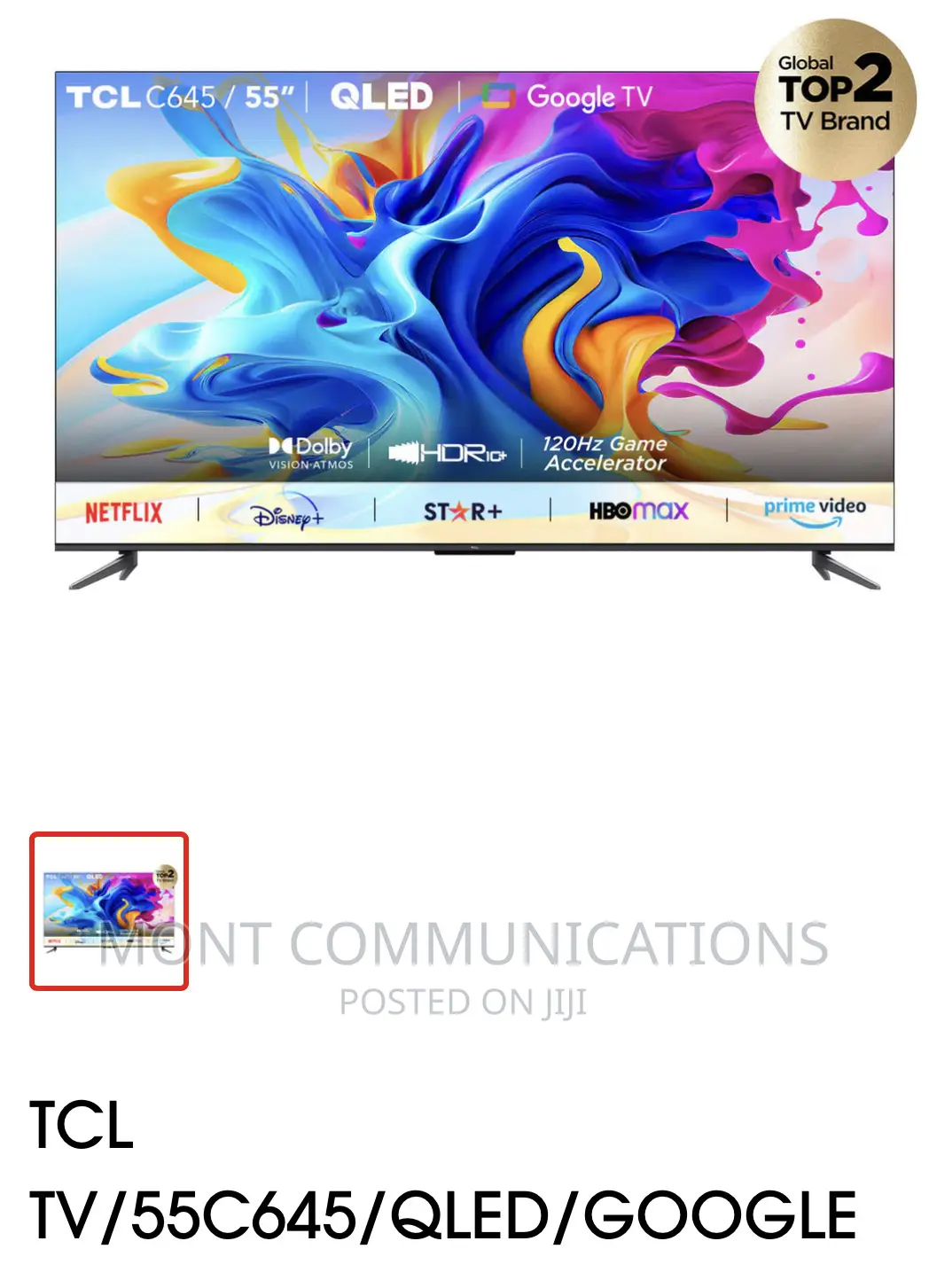 TCL Google Smart TV