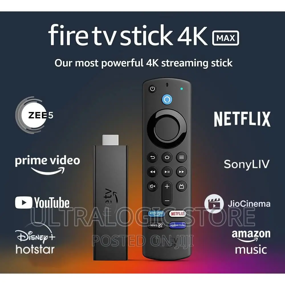 New Amazon Fire TV Stick 4K Max HD With Alexa Voice Remote