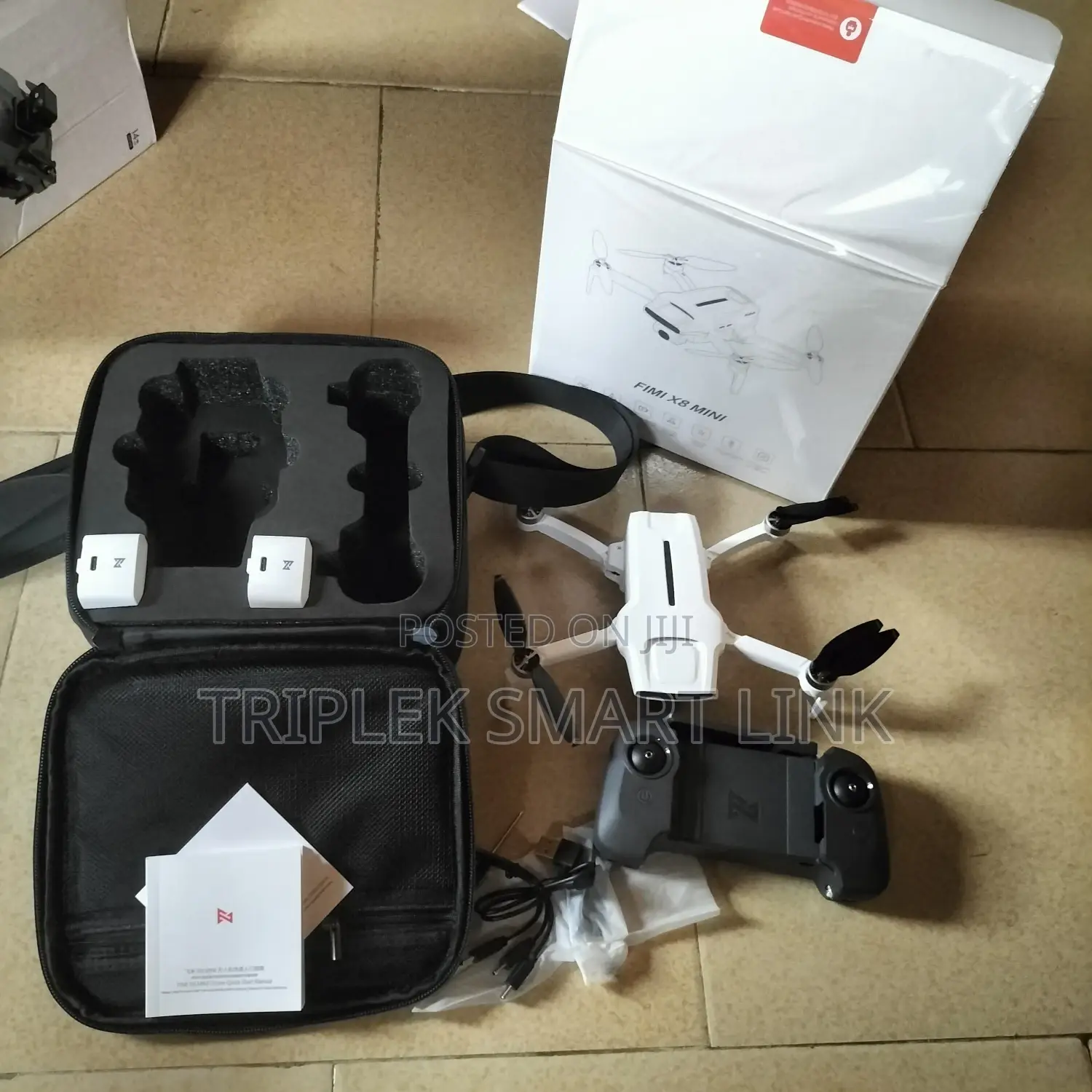 Fimi X8 Mini Foldable 9km RC Drone With Extra Batteries