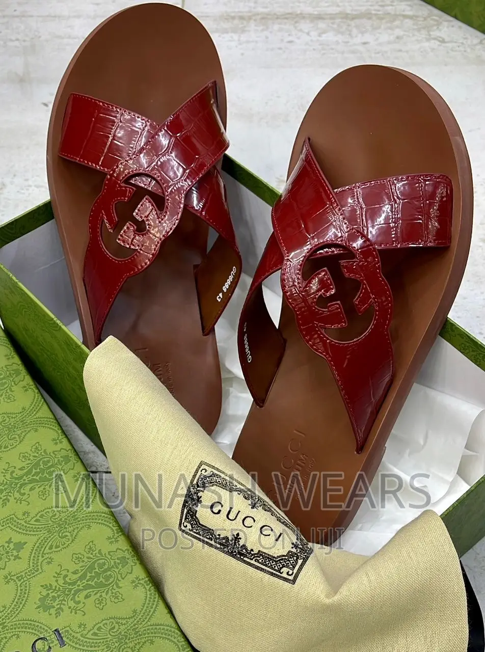 Luxury Gucci Signature Slipers