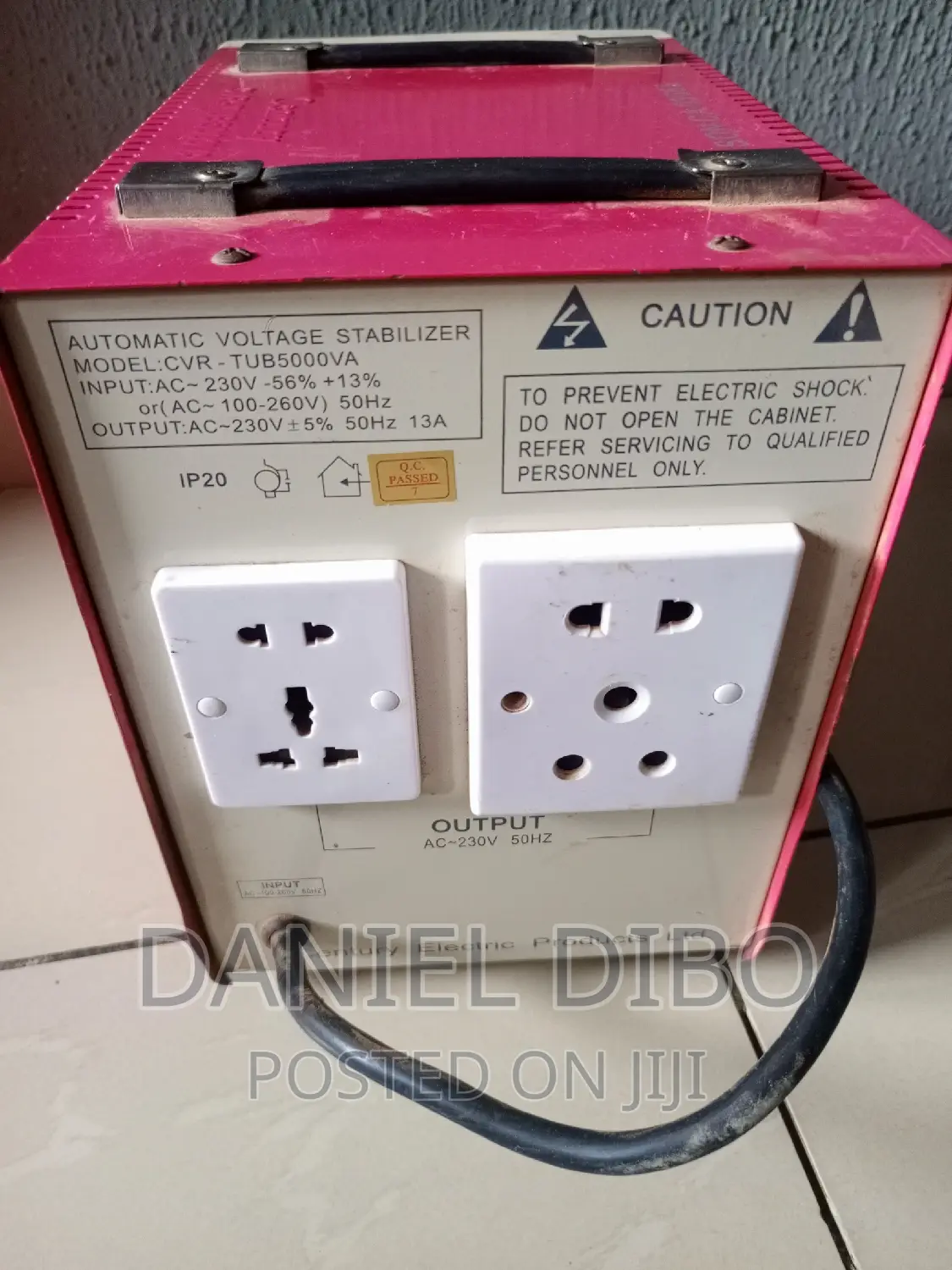 Century Stabilizer Copper 5KVA Semi New
