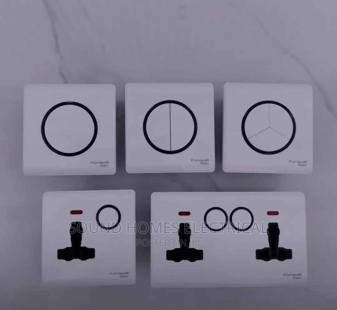 Soft Touch White Switches And Sockets