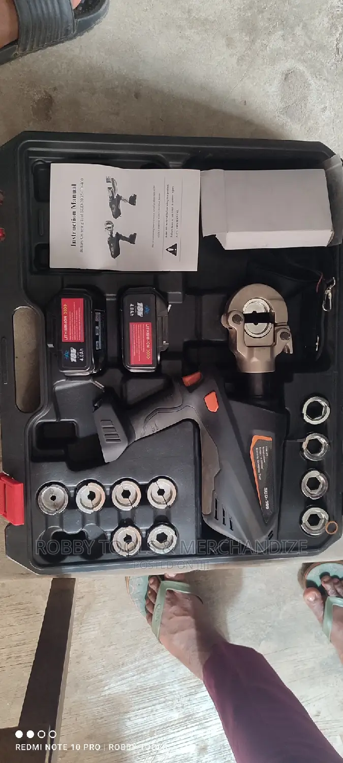 Electric Cordless Crimping Tools SDG 300 (Cable Lug)