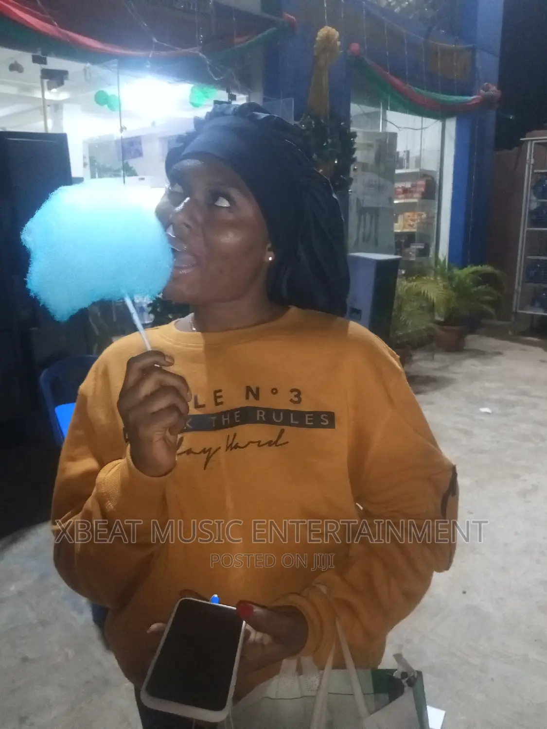 Ice Cream, Popcorn And Candy Floss With Stand