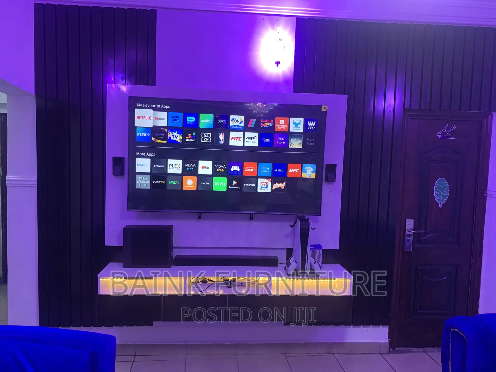 Tv Stand Clouding