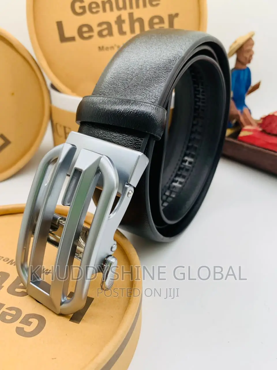 Men's Belt Leather Original With Packs