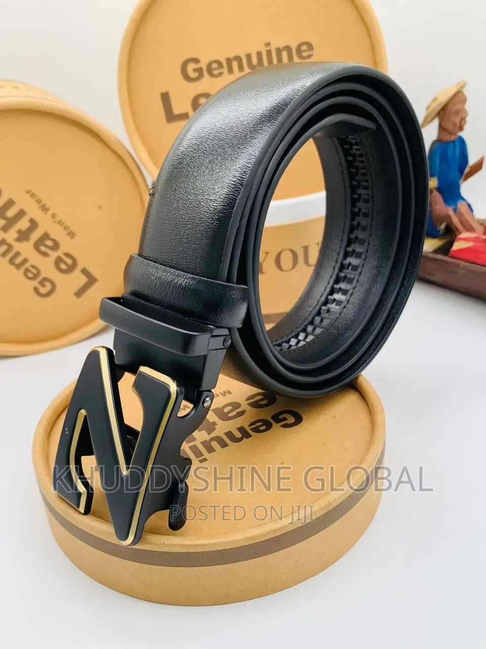 Men's Belt Leather Original With Packs