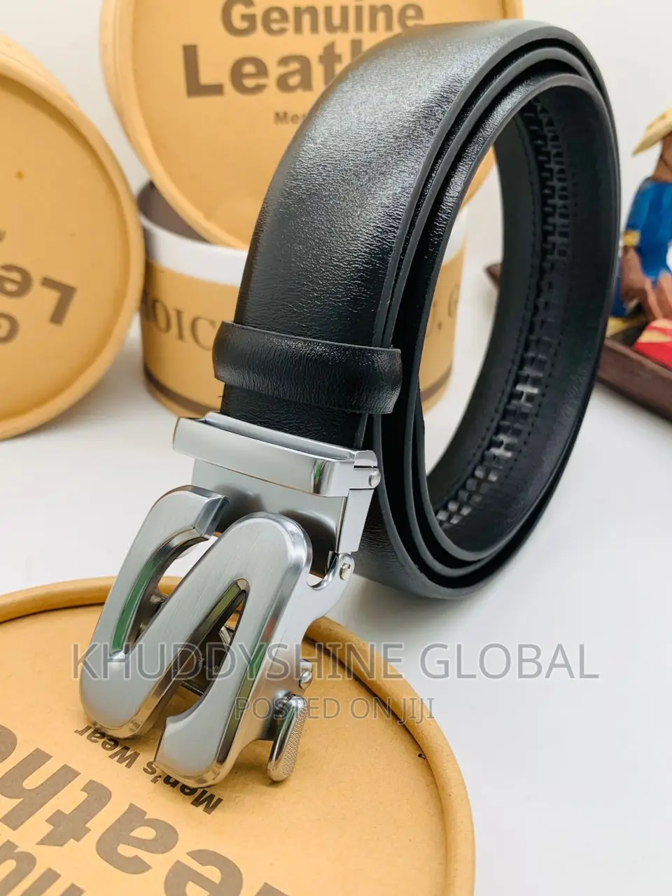 Men's Belt Leather Original With Packs