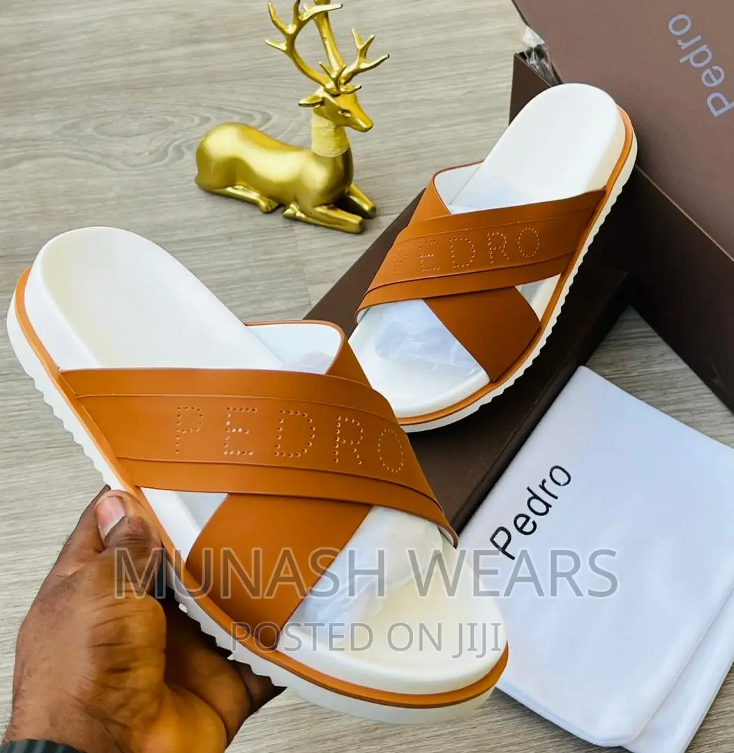 Pedro Leather Slide