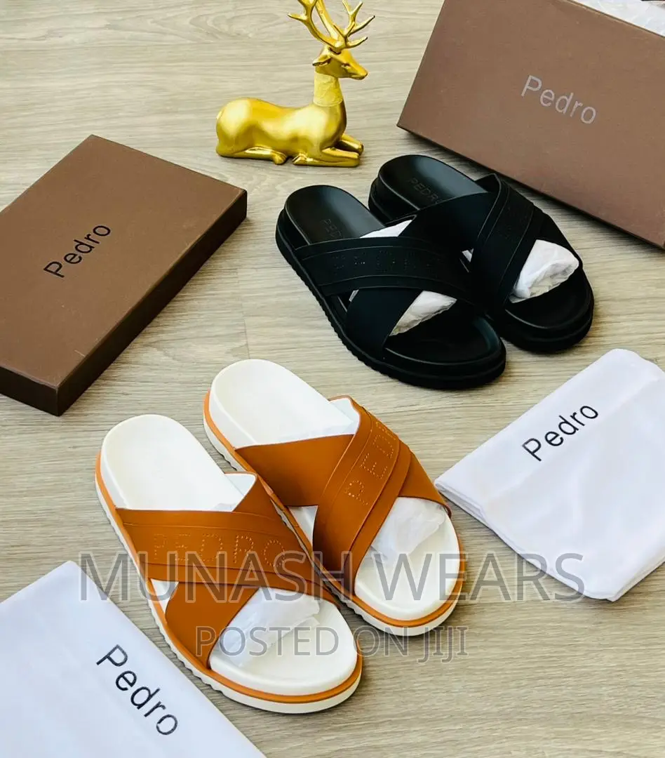 Pedro Leather Slide
