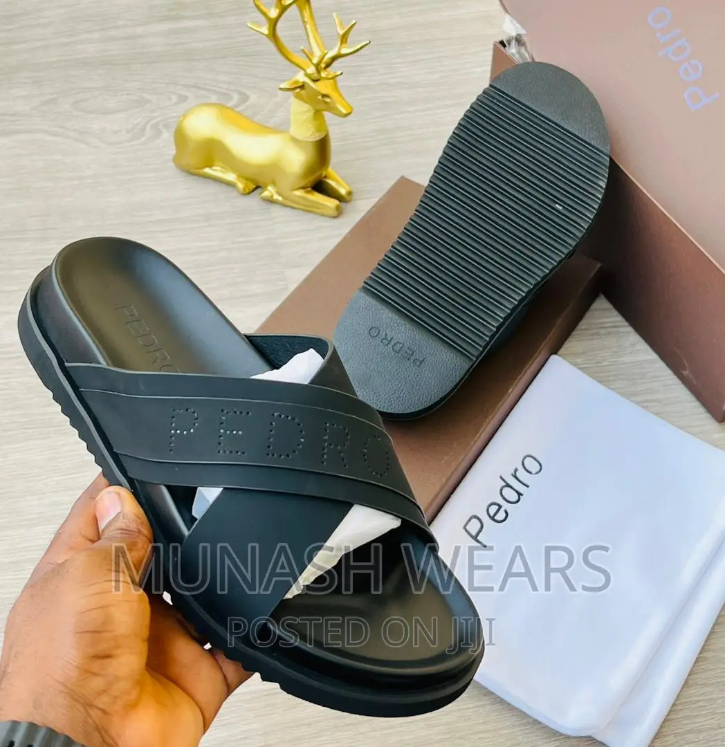 Pedro Leather Slide