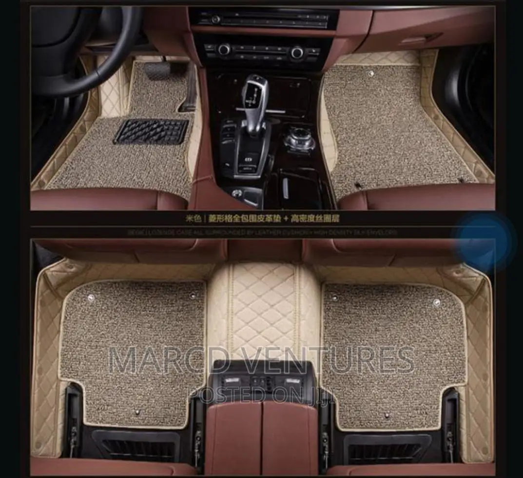 3layer- Double Fully Surounded Customize Floor Mats.