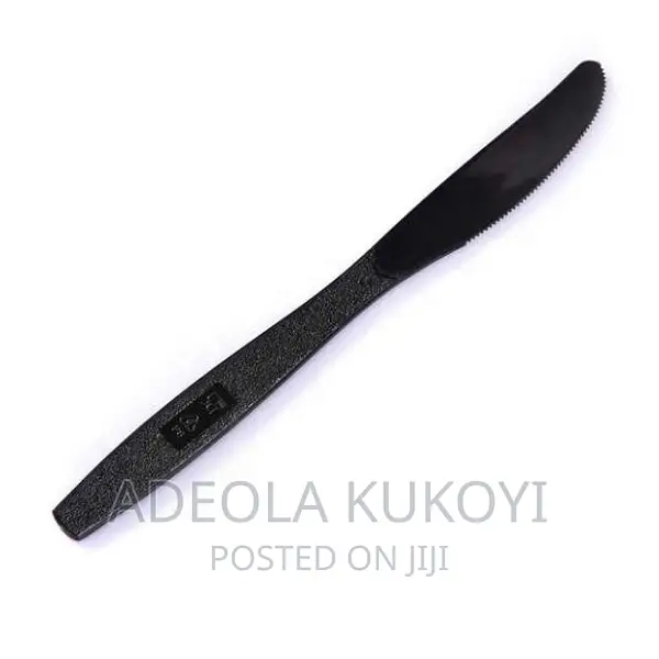 1000pcs of Set of Black Cutlery
