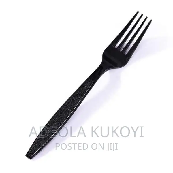 1000pcs of Set of Black Cutlery
