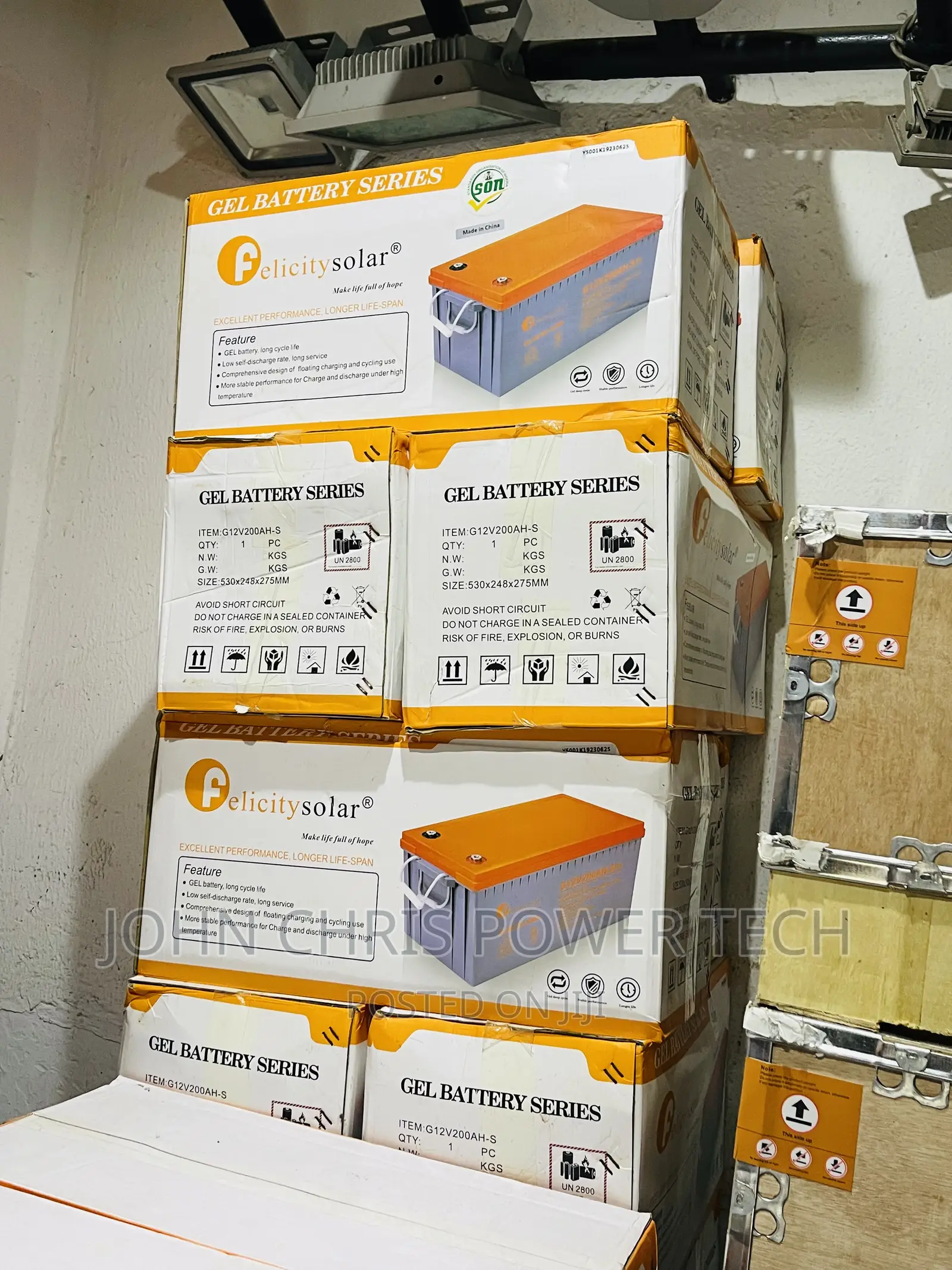 200ah FELICITY Drycell Battery