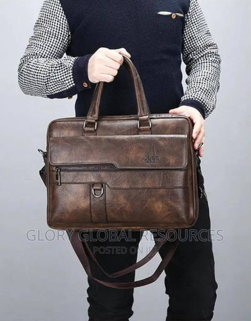 Jeep Buluo Luxury Genuine Forever Leather Men’S Shoulder Bag