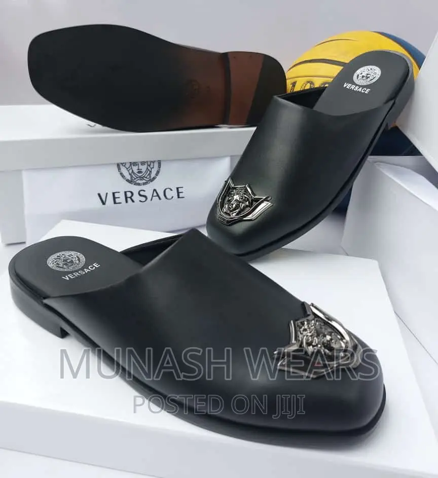 Versace Leather Half Shoe