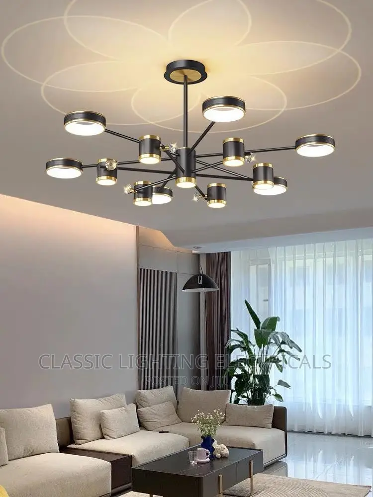 LED Intelligent Guest Ceiling Chandelier Modern Bedroom Ligh