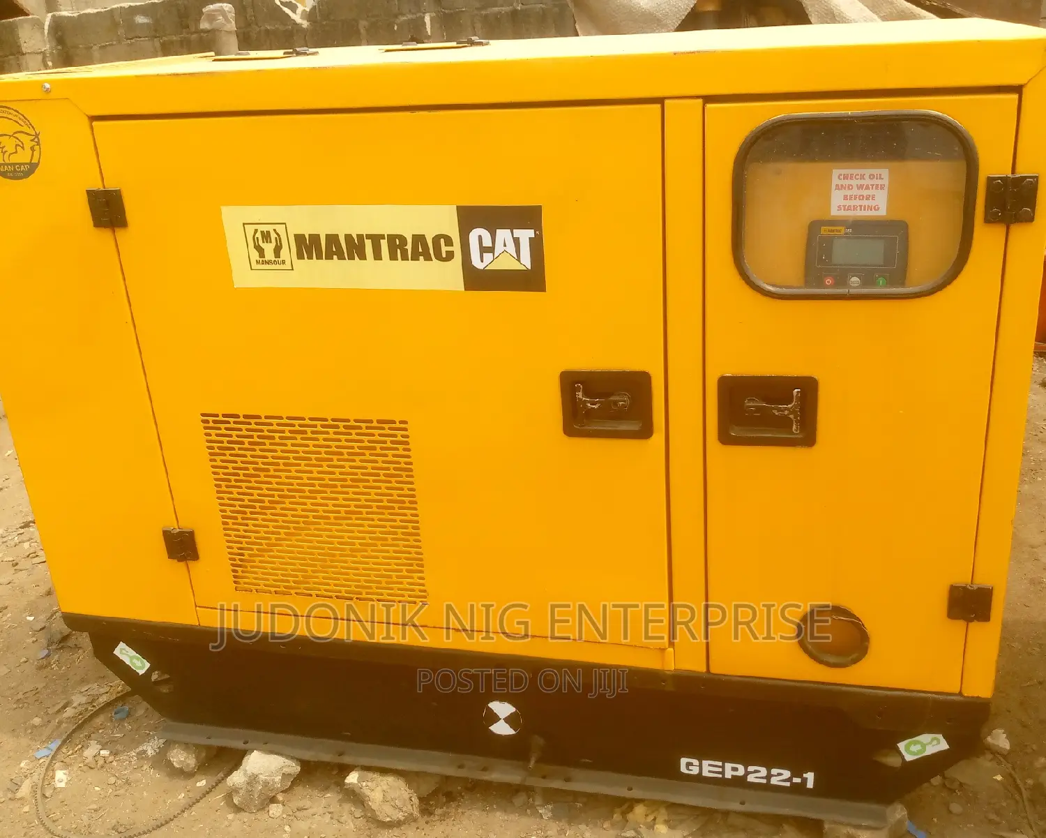 20kva MANTRAC Cat Generator