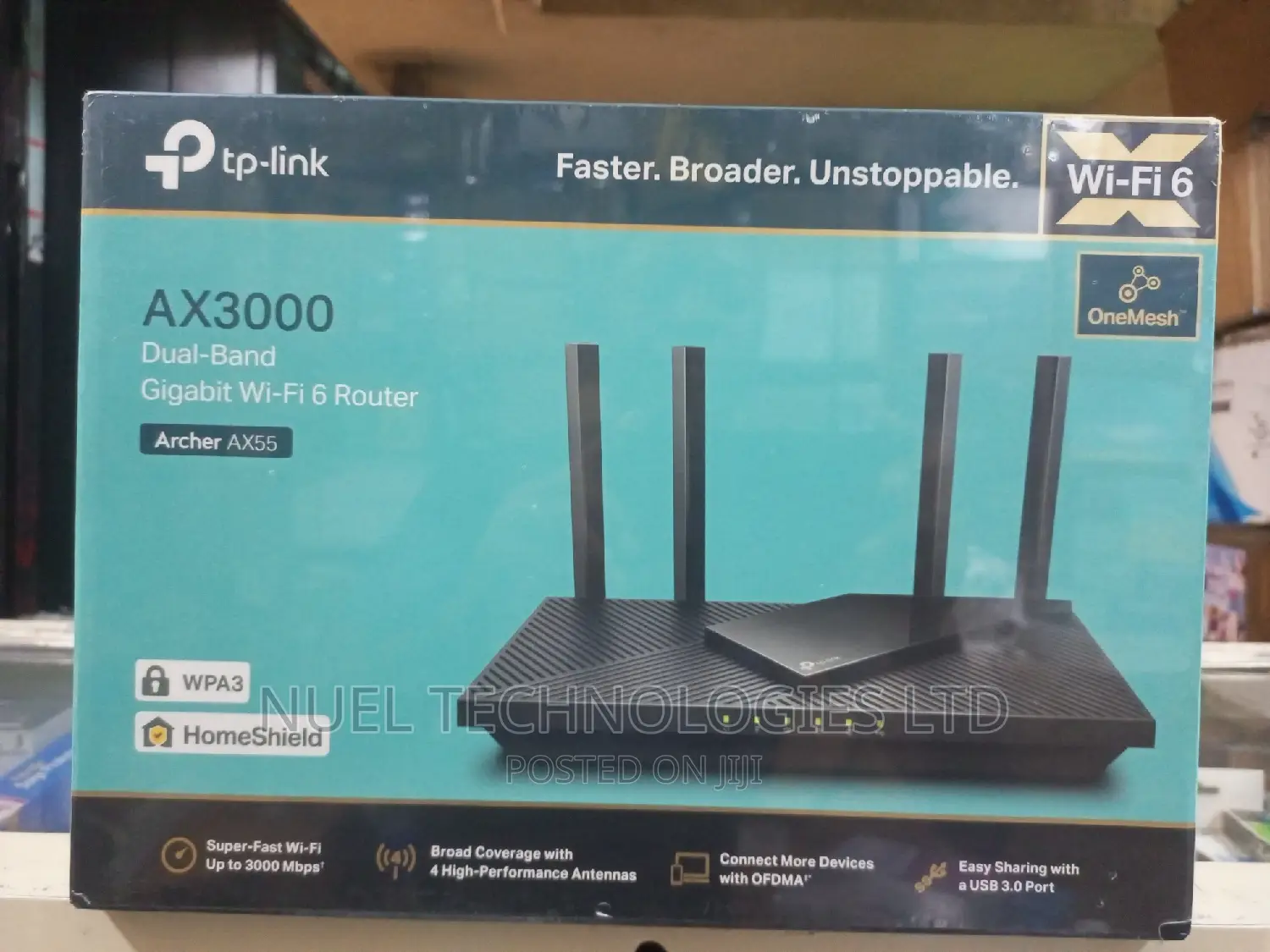 Tp-Link AX3000 Dual-Band Gigabit Wi-Fi 6 Router