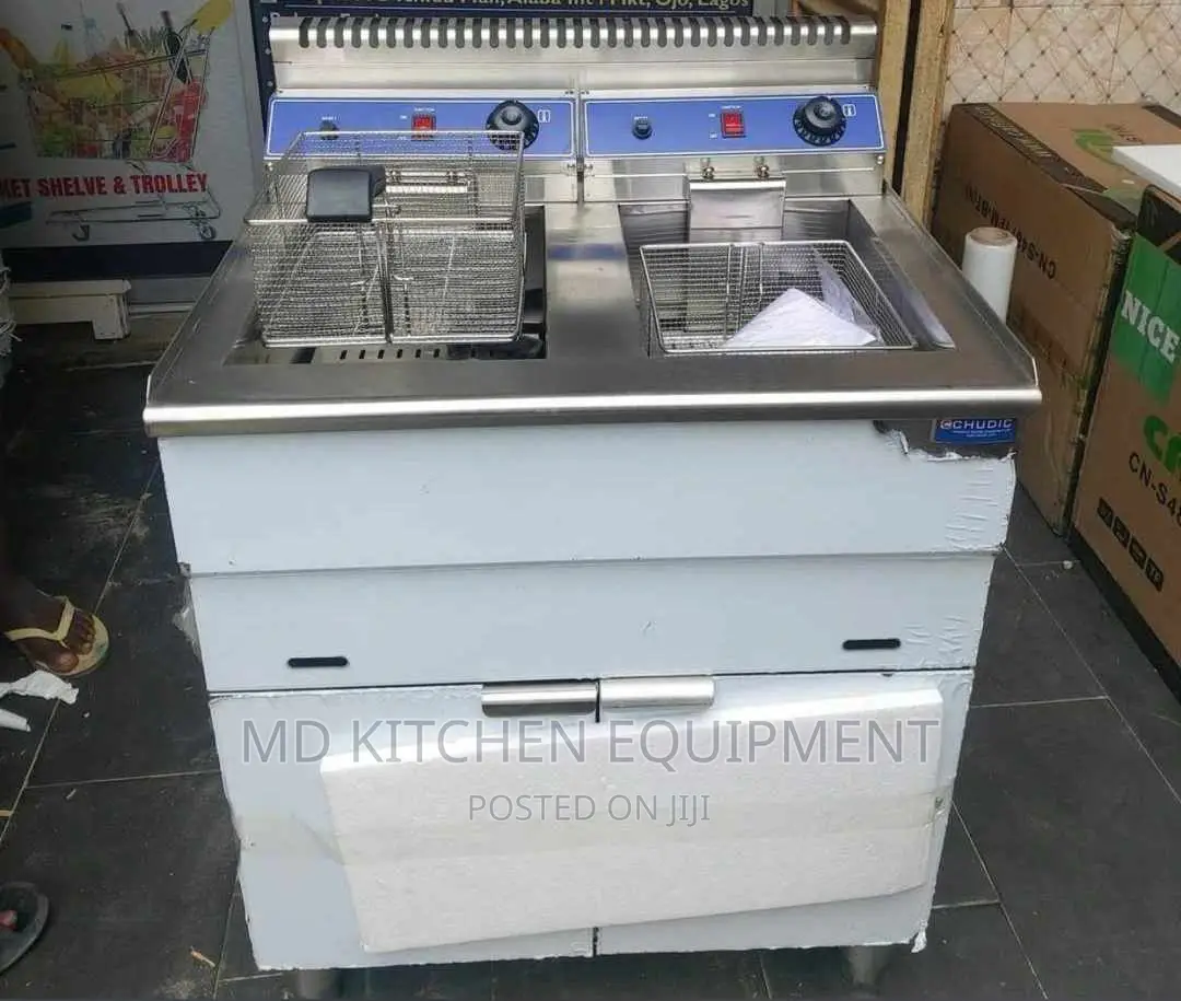 Commercial Electric Fryer With Cabinet 40 Liter (20×2)