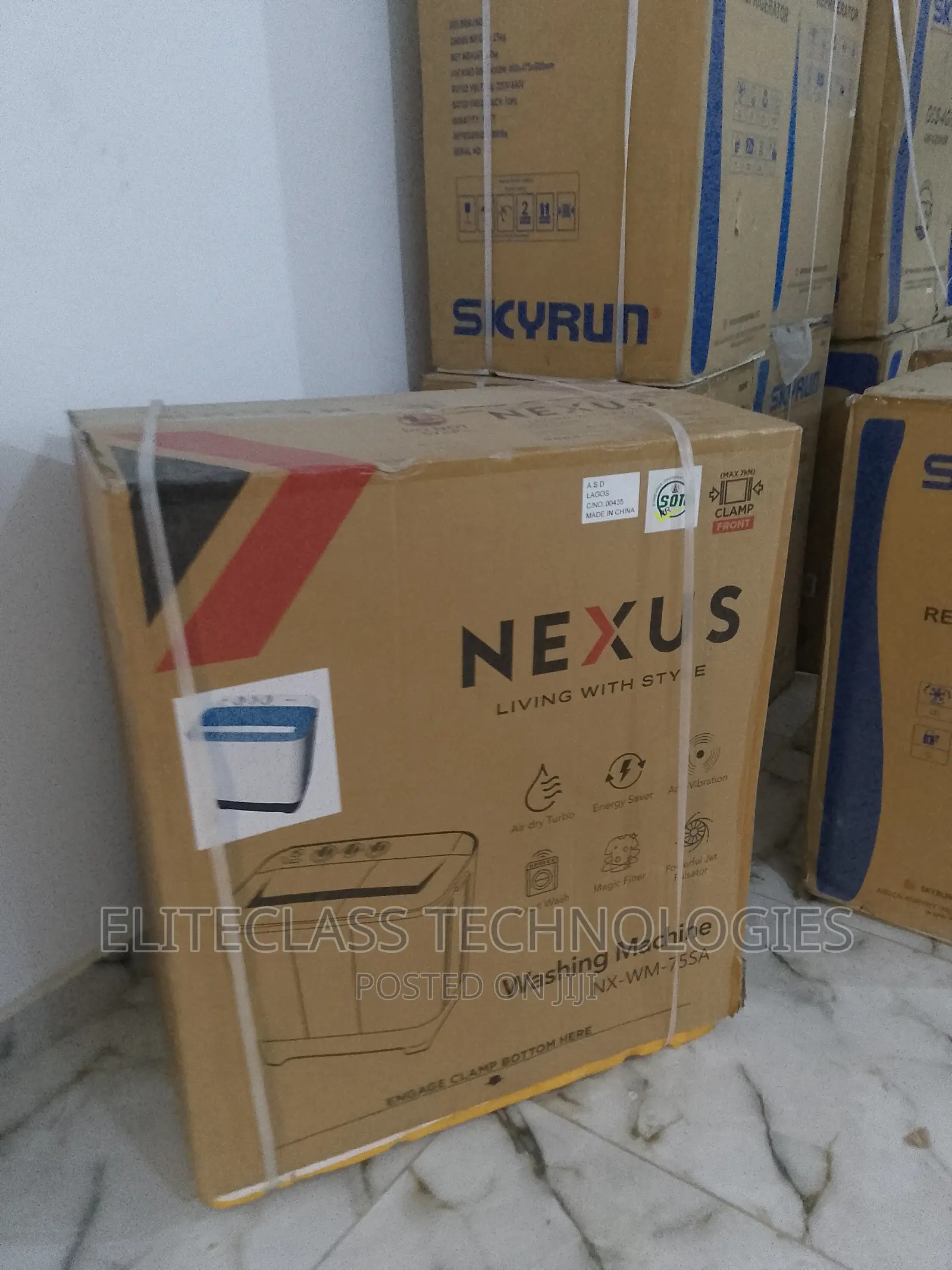 New Nexus NX-WM-75SA Twin Tub Wash and Spin Washing Machine