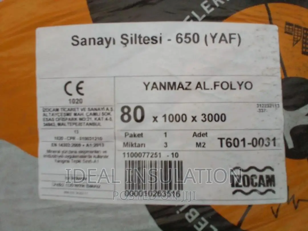 IZOCAM Rockwool 1000mmx3000mmx80density