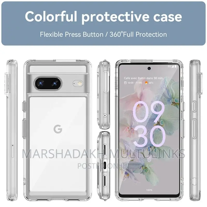 Transparent Case for Google's Pixel 8 and 8 Pro