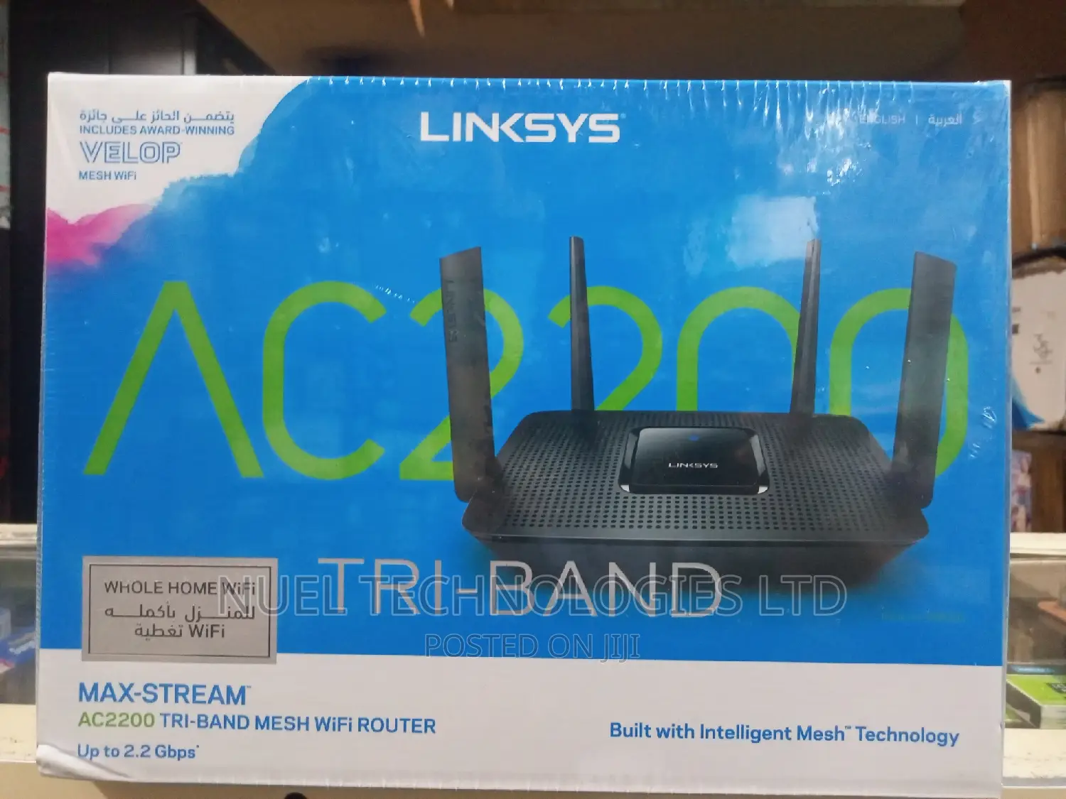 Linksys AC2200 Tri-Band Mesh Wi-Fi Router
