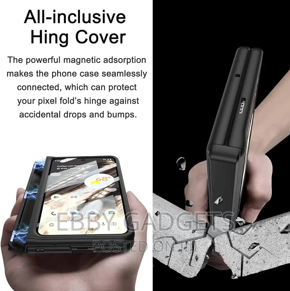 Magnetic Case With Built in Glass for Google Pixel Fold