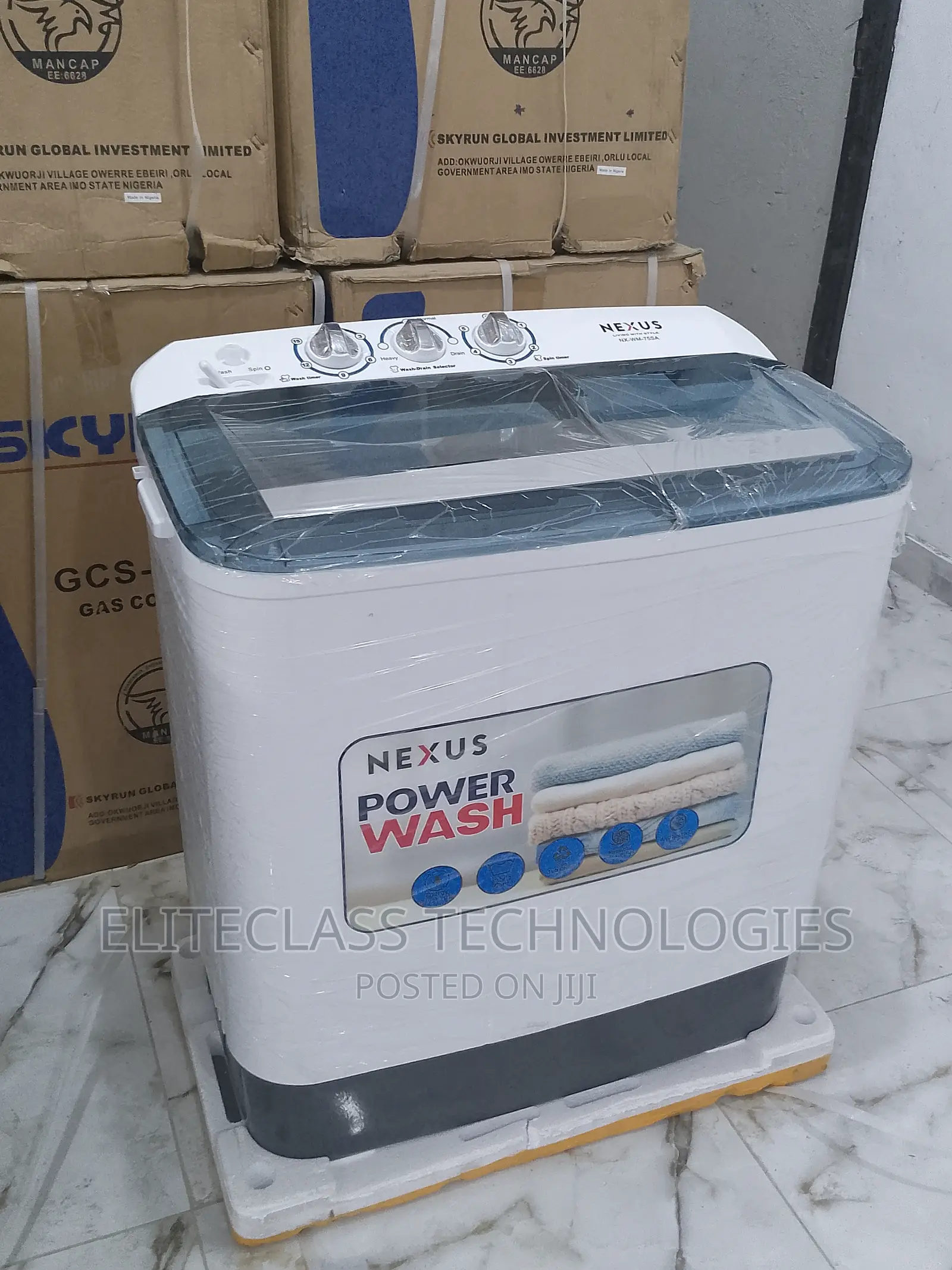 Nexus Wash and Spin NX-WM-75SA Twin Tub Washing Machine