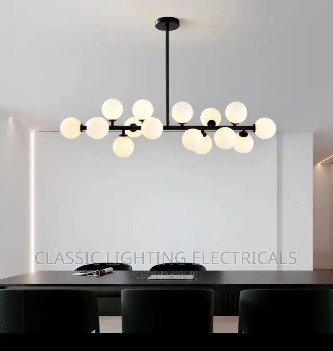 Modern LED Chandeliers Magic Bean Glass Ball Pendant Lights