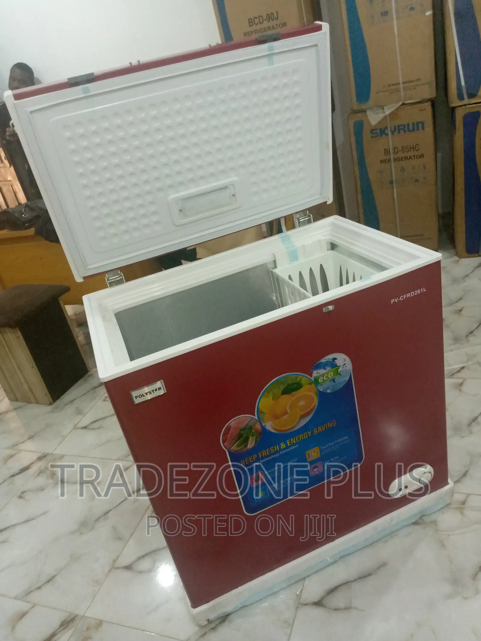Fast Freezing Polystar Chest Freezer 216litre(PV-Cfrd216l)