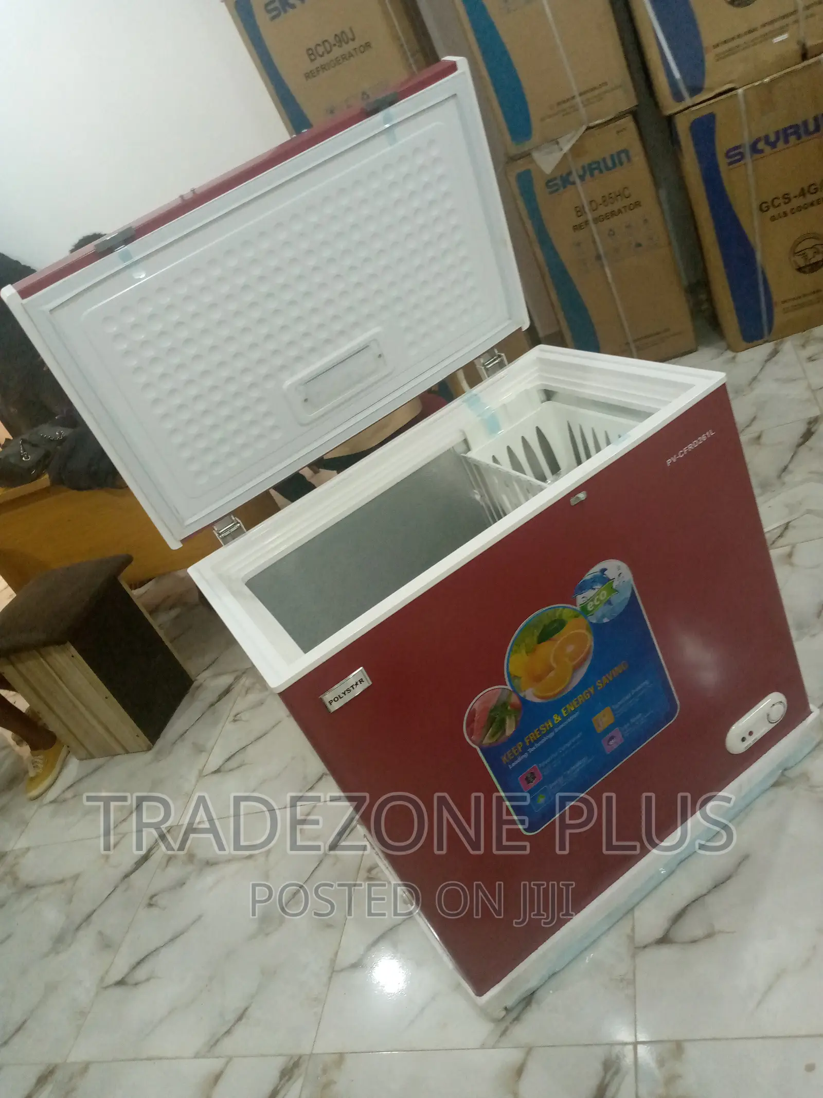Fast Freezing Polystar Chest Freezer 216litre(PV-Cfrd216l)