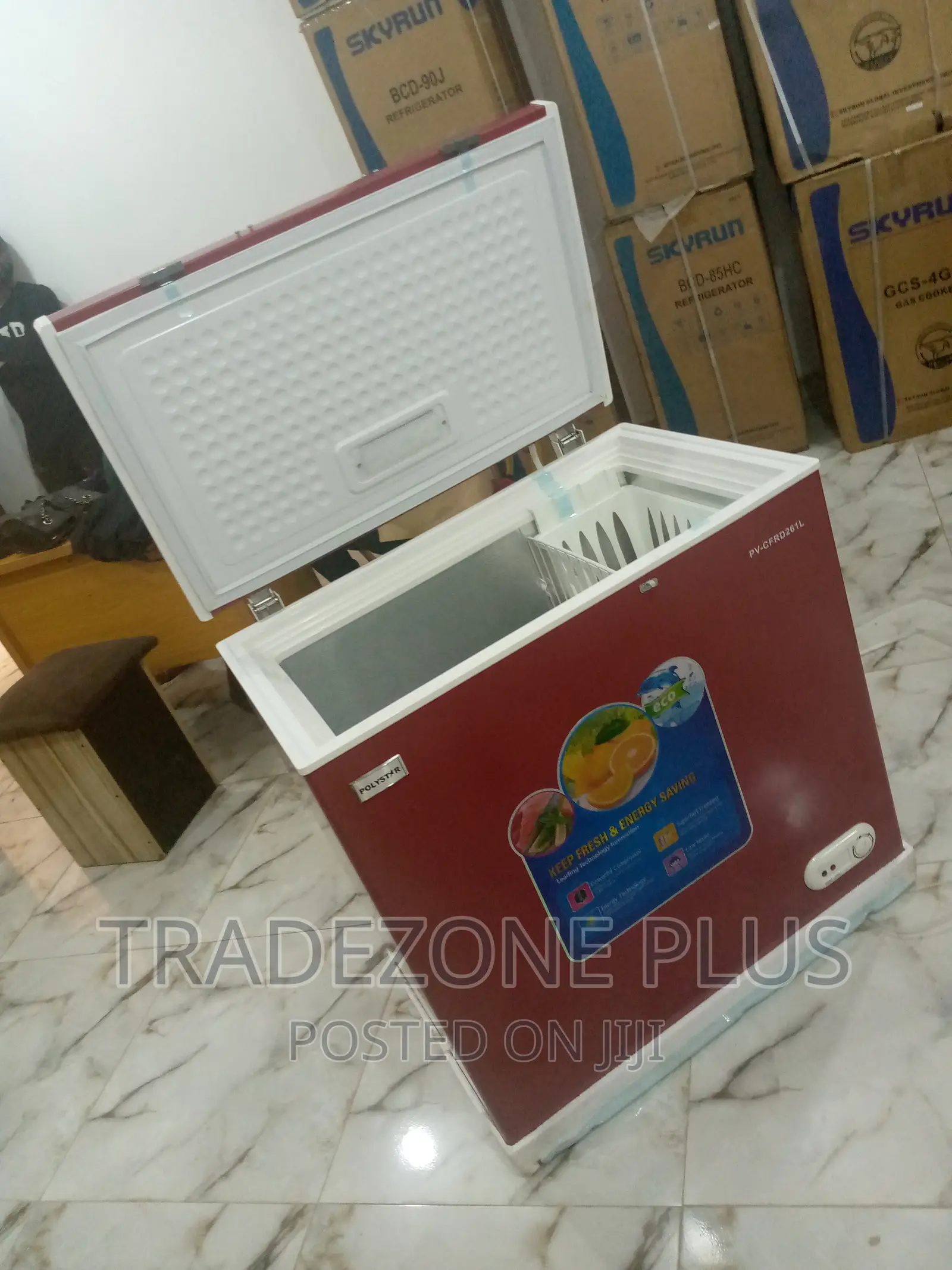 Fast Freezing Polystar (PV-CFRD216L) Chest Freezer 216L