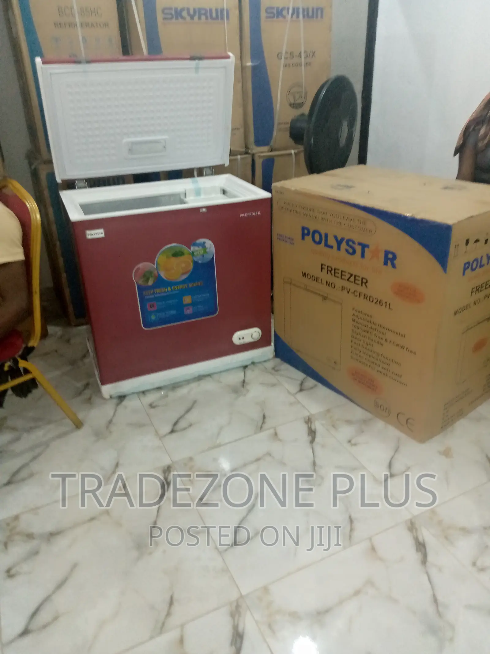Fast Freezing Polystar 216L Chest Freezer- Whine