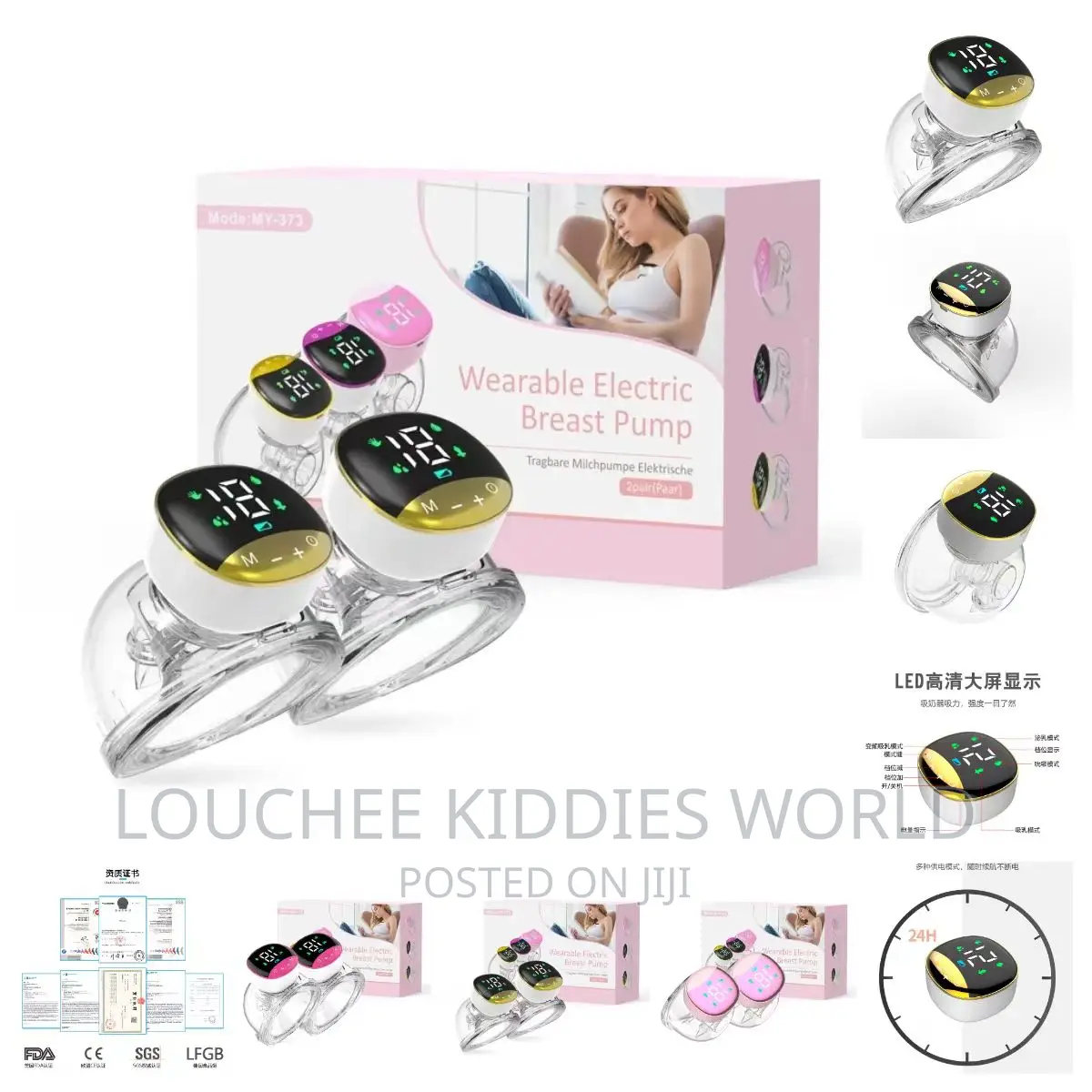 Double Electric Wearable Breast Pump.