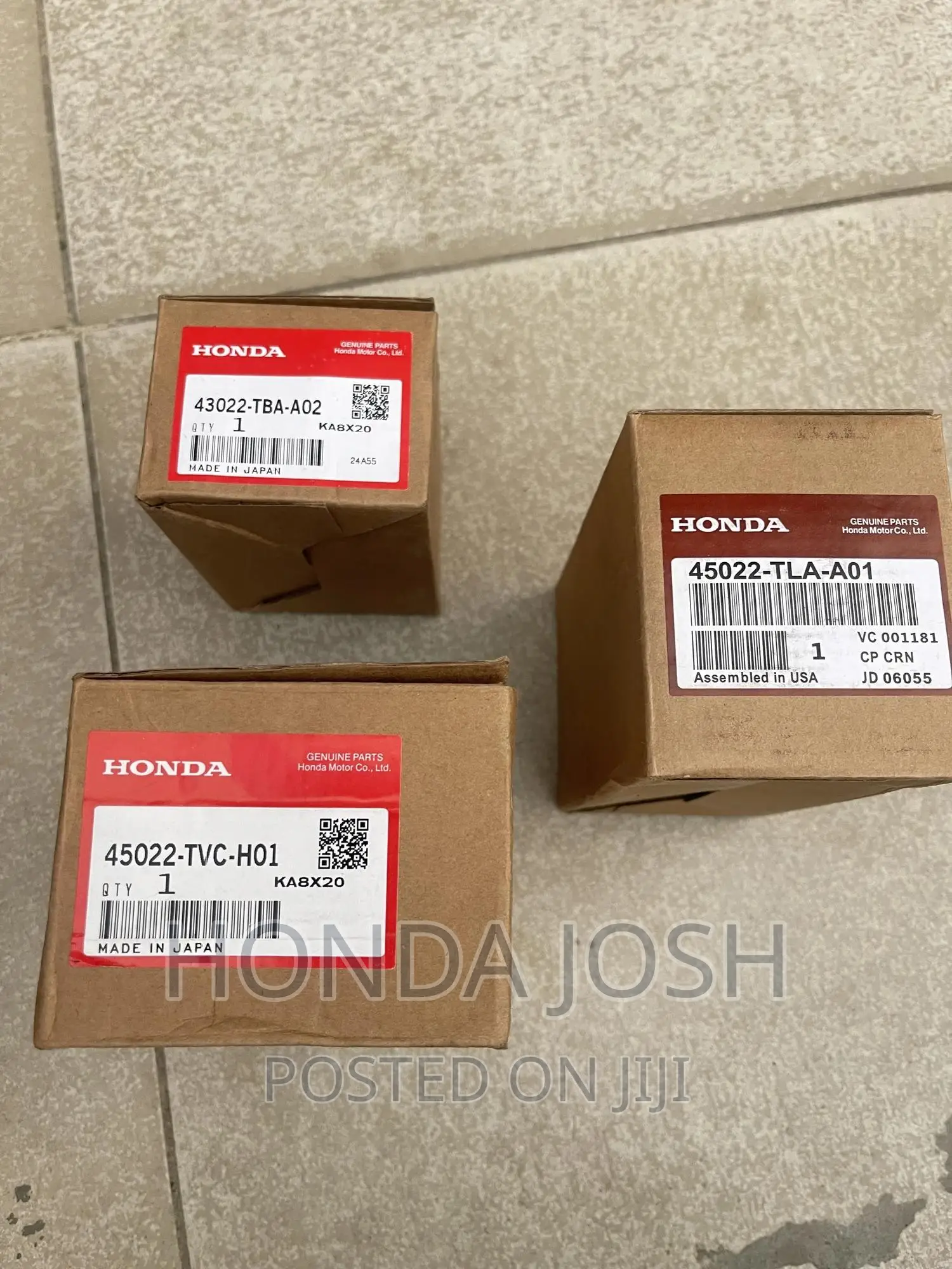 Front/ Back Break Pad 2018-2021 Model Honda Accord(Original)