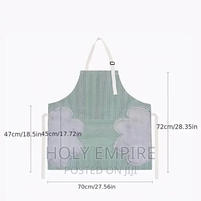 Home Apron Waterproof Fashion Thickened Hand-Erasable