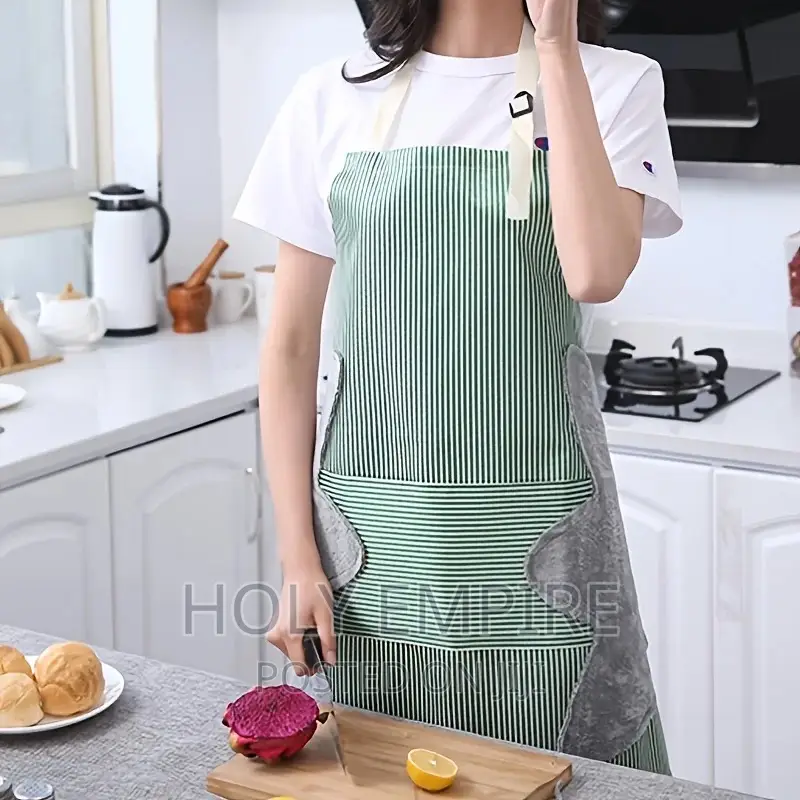 Home Apron Waterproof Fashion Thickened Hand-Erasable