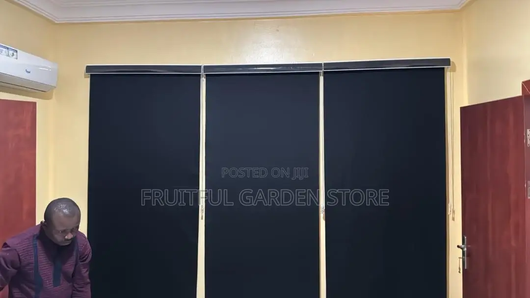 Black Blackout Roller Blind