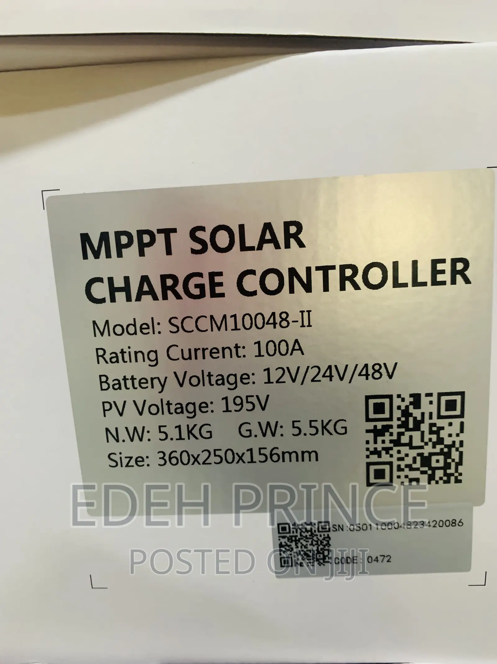 100amps Felicity Charge Controllers