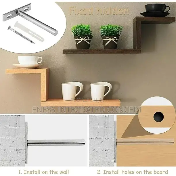 Invisible Shelve Bracket - 75mm - 3 Inches