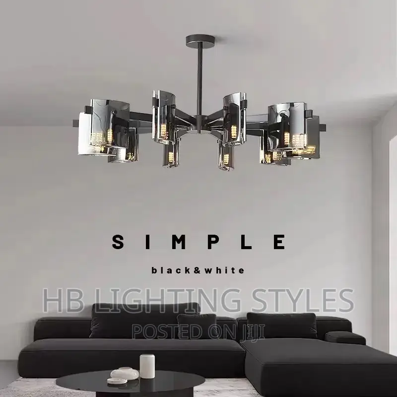 Modern Italian Minimalist Living Room Chandelier